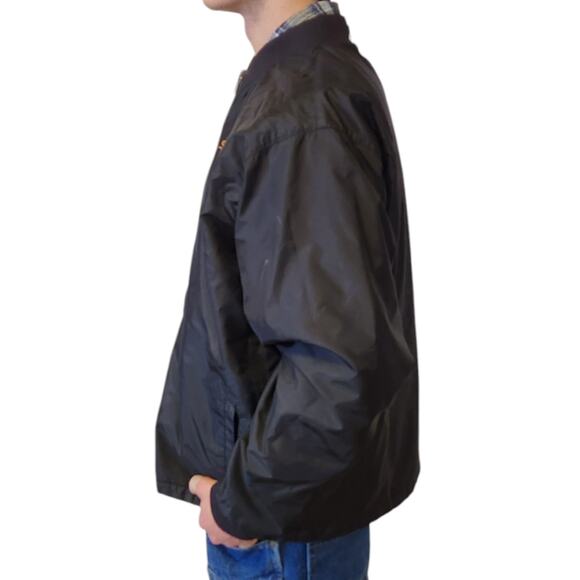 Sessions Reversible Black Gold Ski Jacket Base Layer Insert Liner Jacket Medium - Picture 5 of 8